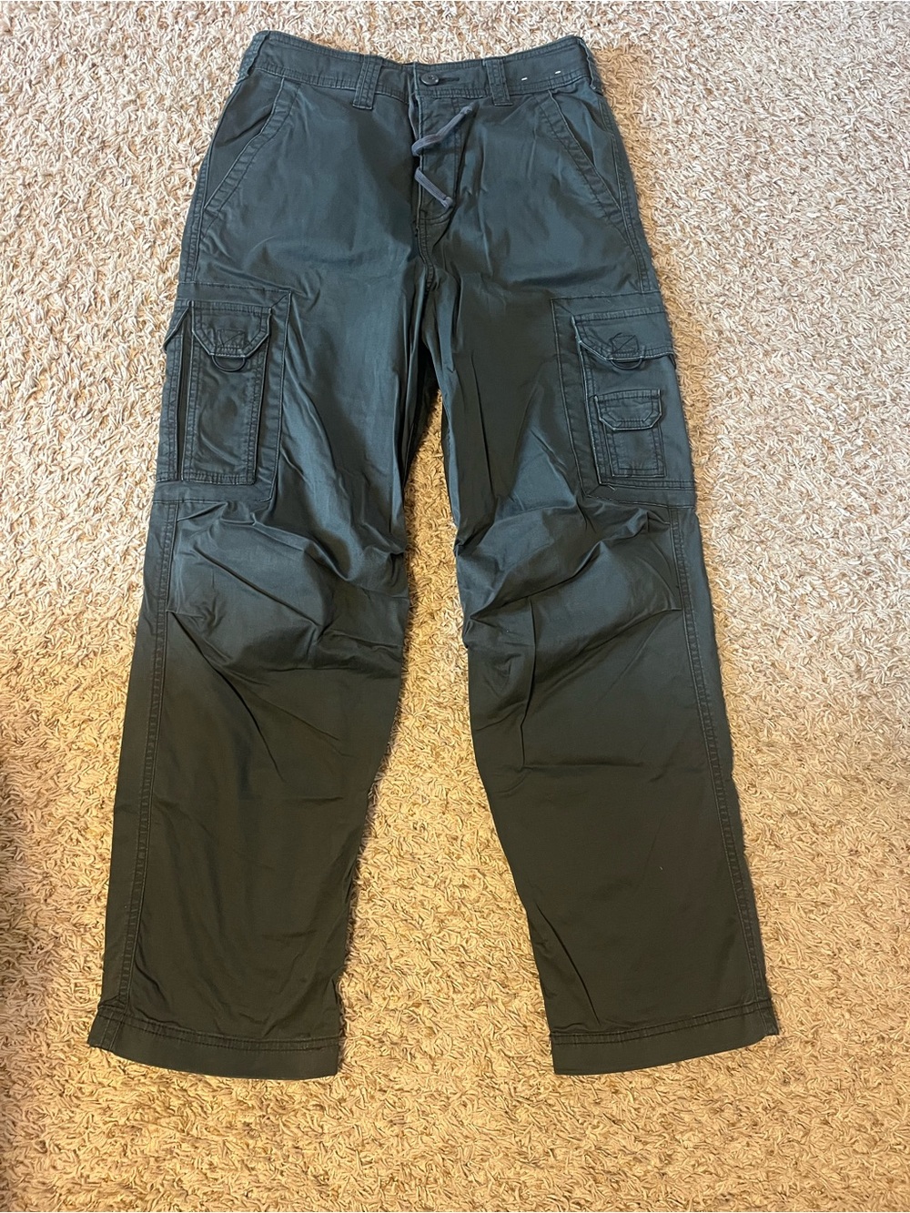 Women’s Baggy Dark Gray Cargo Pants